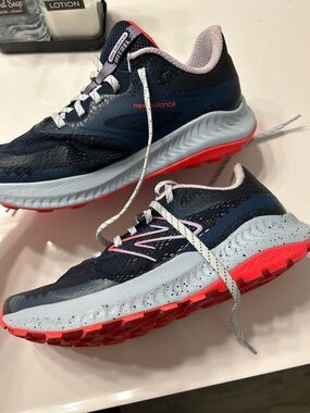 New Balance Women's Navy, Coral & Light Pink Athletic Running Shoes